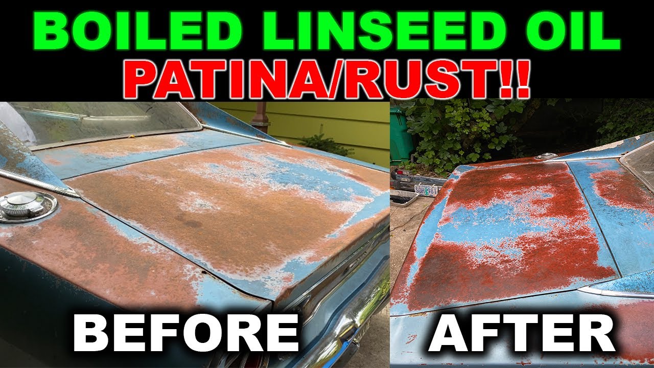 Patina 1968 Dodge Charger! - Boiled Linseed Oil - Protecting and Preserving Rust, Paint and Patina!