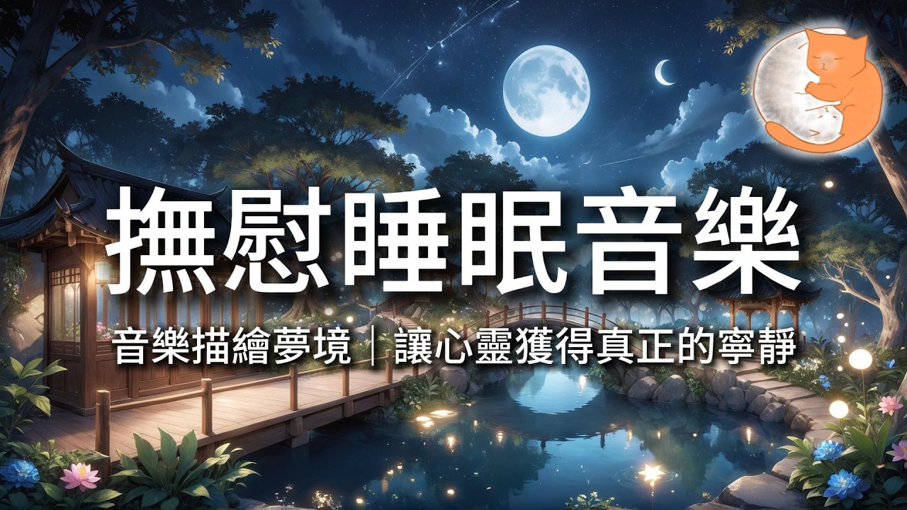 【100%無廣告放鬆音樂】撫慰睡眠音樂｜音樂描繪夢境，讓心靈獲得真正的寧靜｜一小時鋼琴音樂