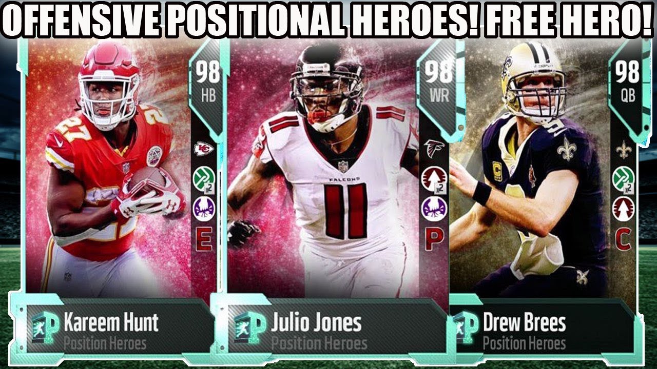 FREE POSITIONAL HERO! ALL OFFENSIVE POSITIONAL HEROES RELEASED! | MADDEN 18 ULTIMATE TEAM