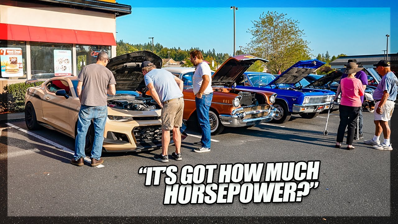 What It's Like Taking the Hennessey Exorcist to an Old School Car Show...