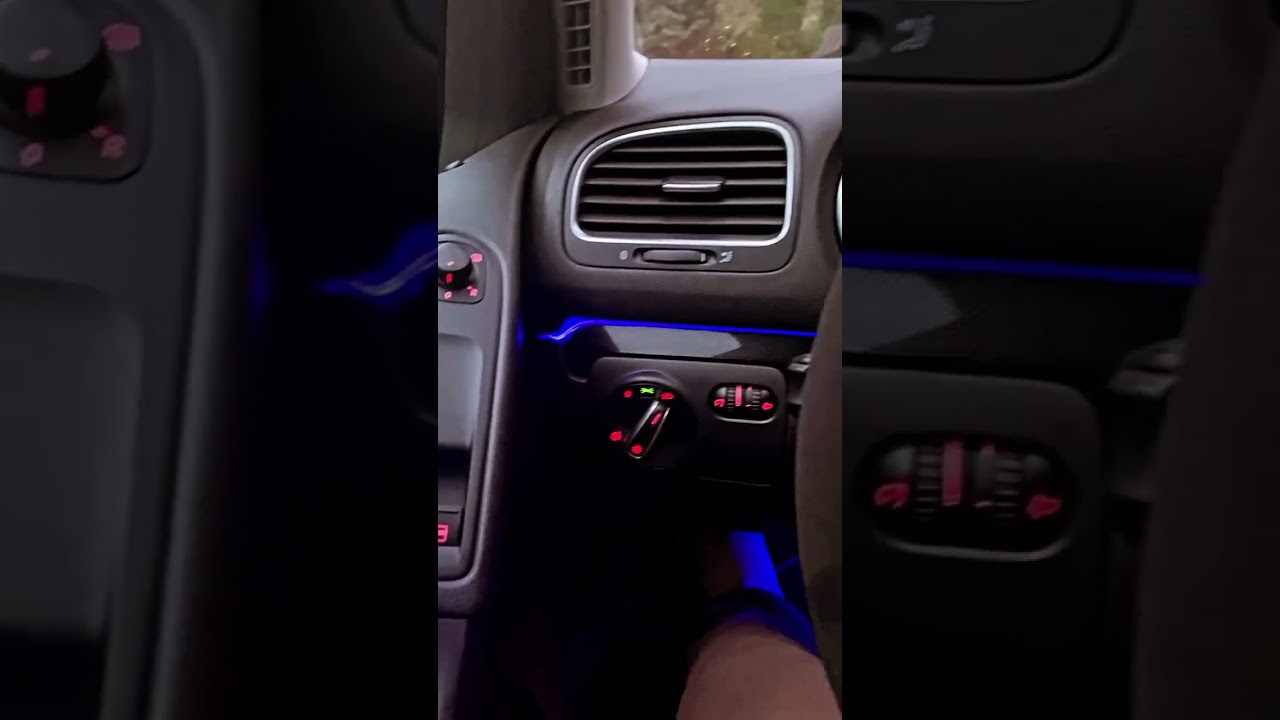 Ambientlight golf mk6 #km6#ambient#ambientlights#golfmk6