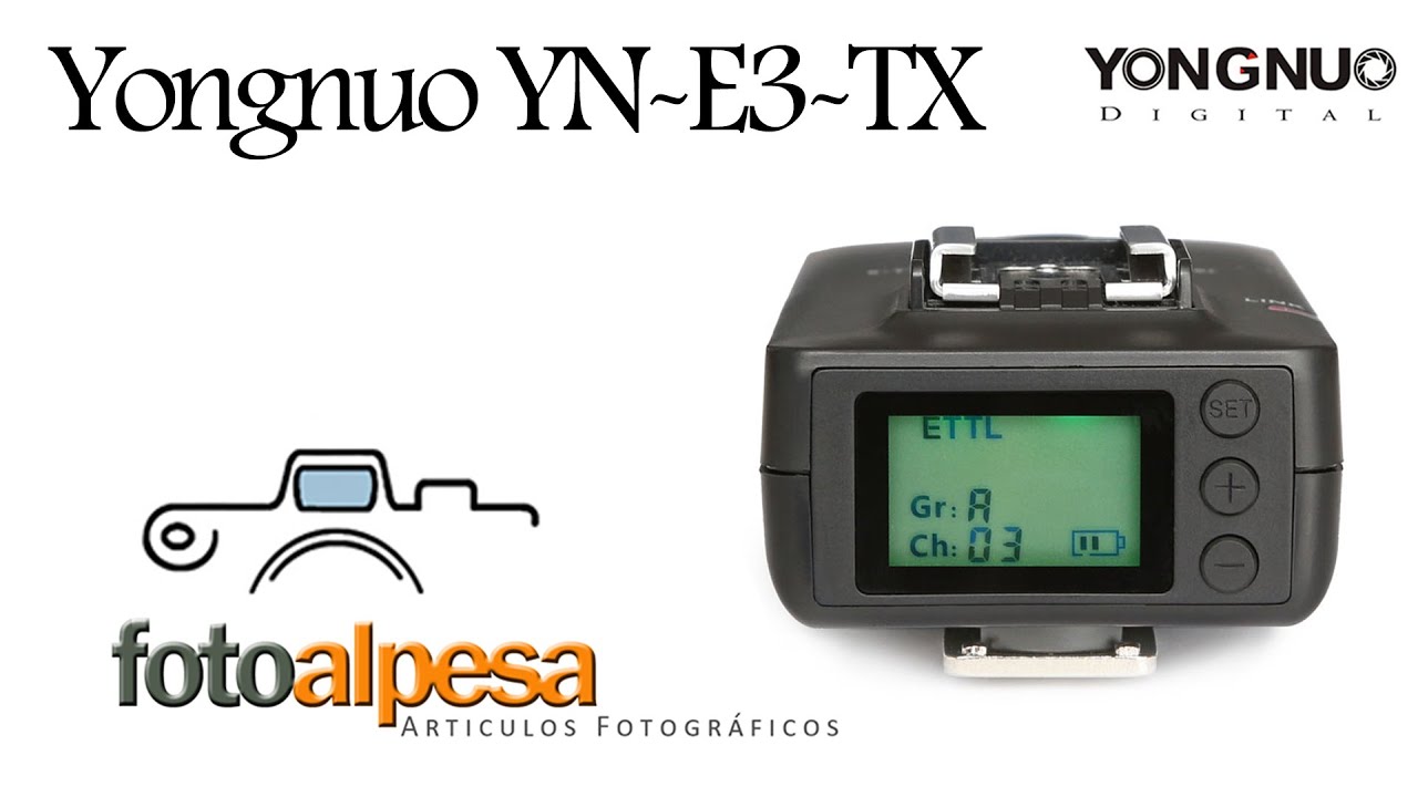 Review receptor Yongnuo Yn E3-RX en HD por Fotoalpesa (En español)