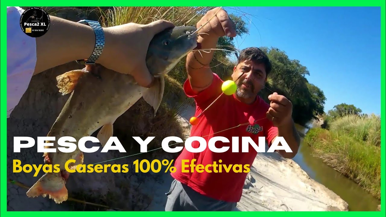 Como Pescar Moncholos con Boyas Caseras