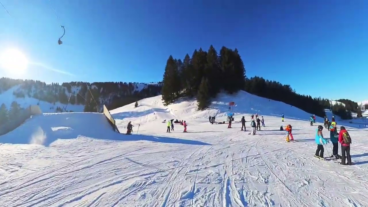 Flumserberg Tannenboden T-Bar blue slopes