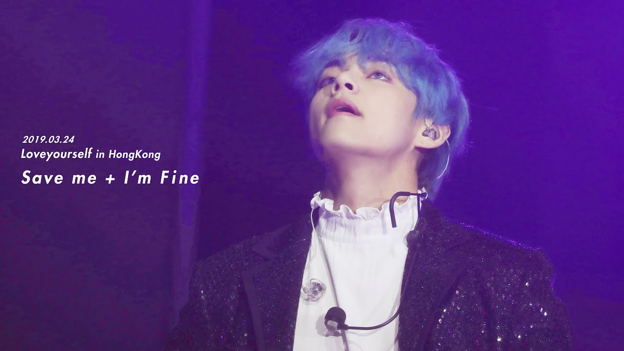 190324 방탄소년단 뷔 BTS V 태형 save me + i'm fine V focus. LYS in HK day 4