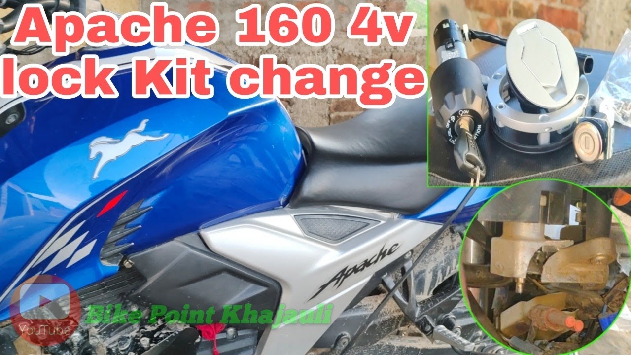 tvs apache rtr 160 4v lock set price | tvs apache rtr 160 4v lock set change at home