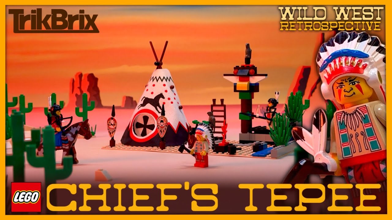 LEGO 6746 Chief’s Tepee (1997) Review | Wild West Retrospective | Classic LEGO Indians Set