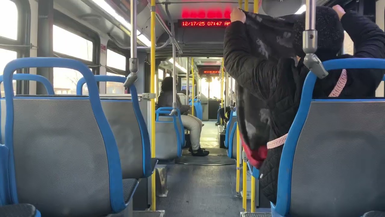 CTA On Board Riding 2008 New Flyer DE60LF Bus 4040 on Route 26 South Shore Express Northbound Trip