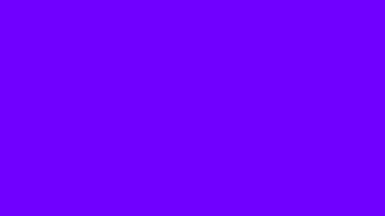 Blue Screen Light ( Electric Indigo ) | Calmness & Confidence | No Audio Background 1 Hour Full HD 💙