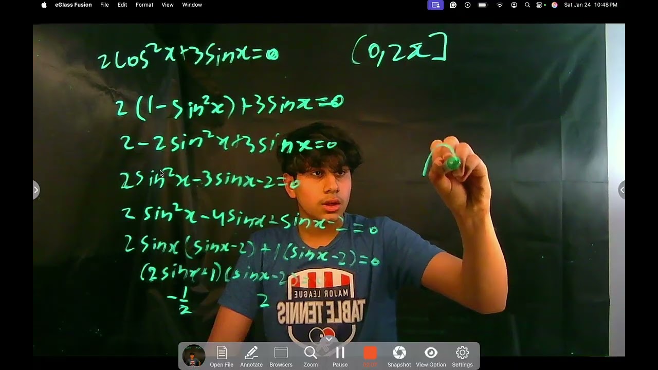 Trigonometric equation Solving