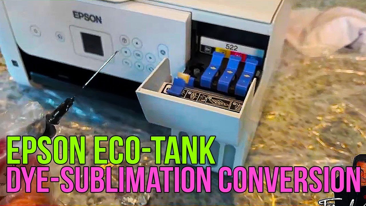 How to Convert and Epson EcoTank Inkjet Printer to Sublimation Printer