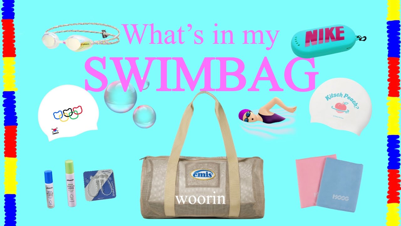 WHAT'S IN MY SWIMBAG🏊🏻‍♀️ l 수영가방 나이키수영복 피닉스수경 악세사리 언박싱 소개영상