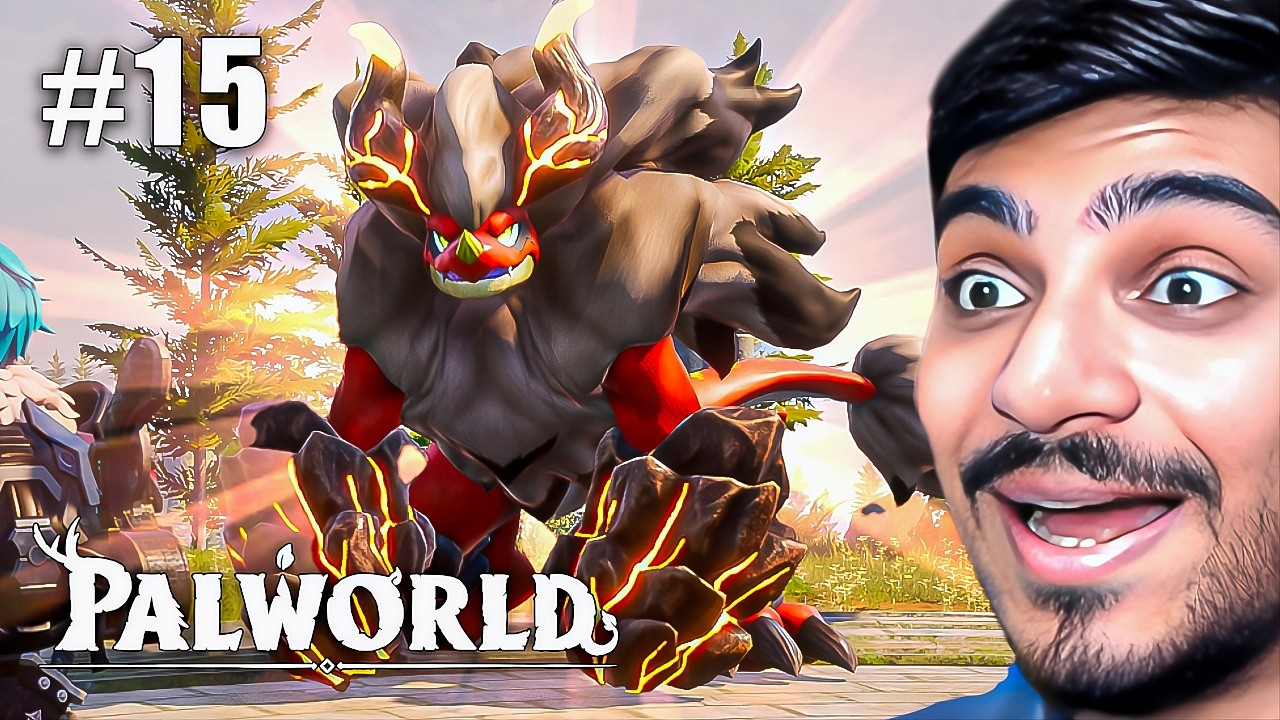 Legendary Fire Beast Captured 😱🔥 | Hardcore Mode | Palworld Gameplay #15