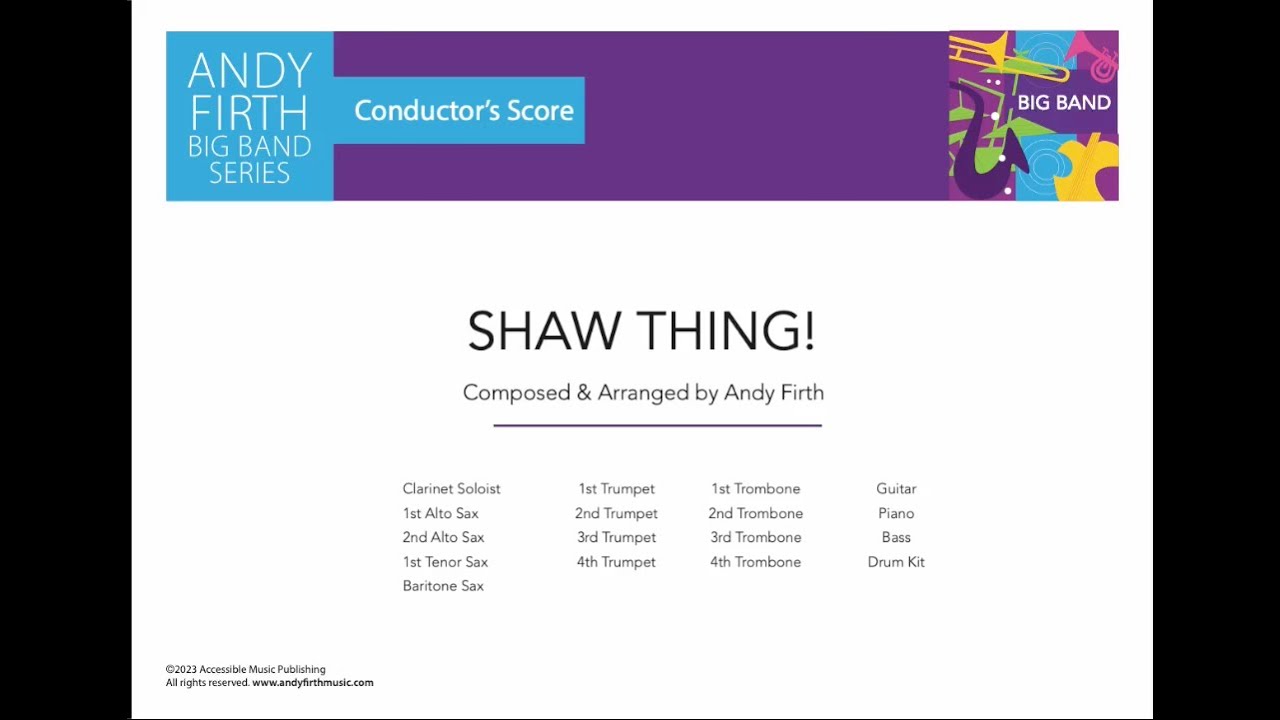 An ARTIE SHAW TRIBUTE-Shaw Thing! By Andy Firth