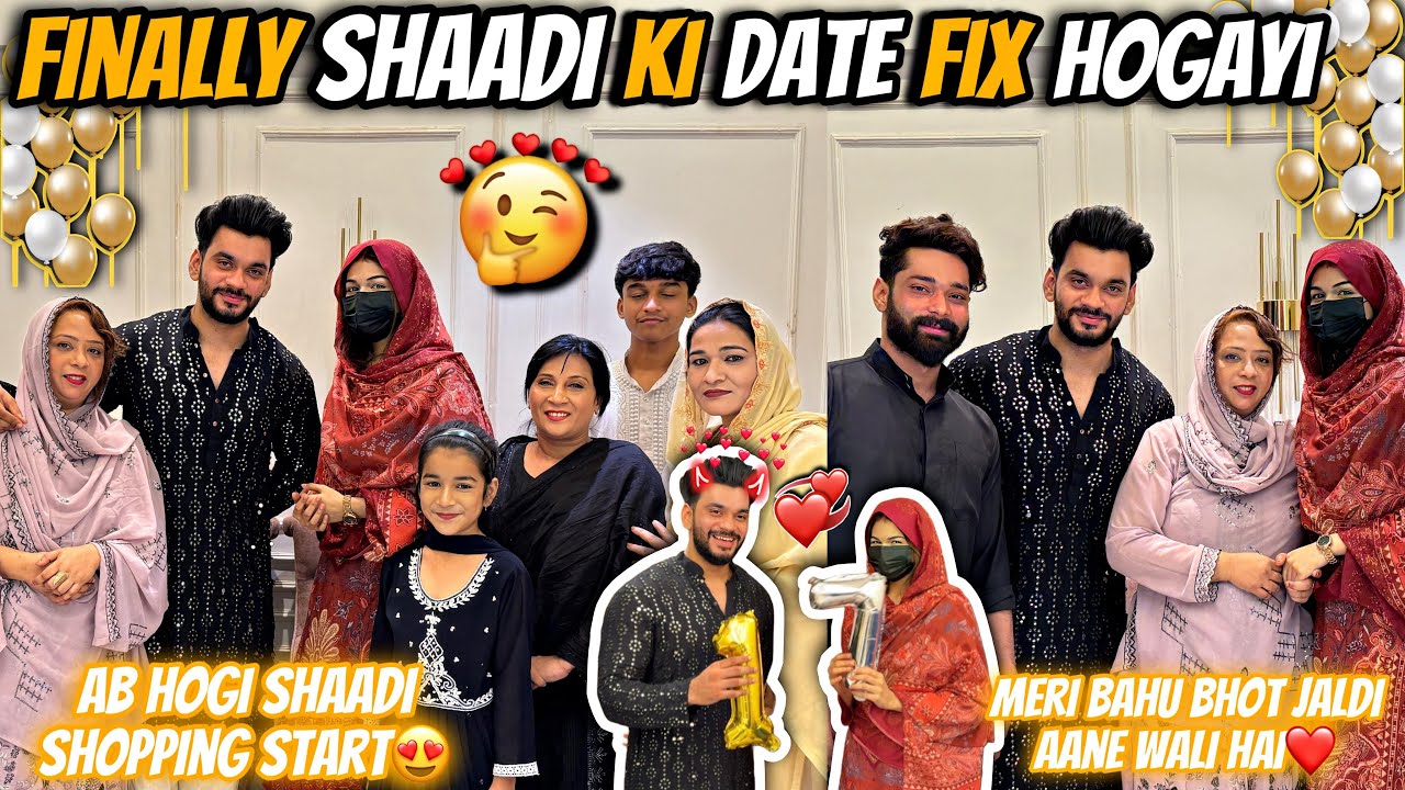 Shaadi Ki Date Fixing Ceremony ❤️ Rashida Ko Sare Ghar Walo Se Milaye | Fokats | Abresh & Zeeshan