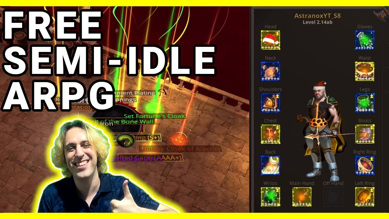 БЕСПЛАТНАЯ полу-IDLE ARPG с бесконечным прогрессом — подходит для F2P!