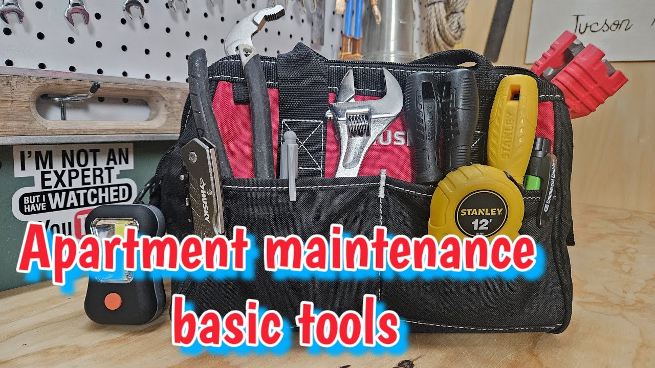 Apartment maintenance's basic tools. #maintenancetech #apartmentmaintenance #pepegomez