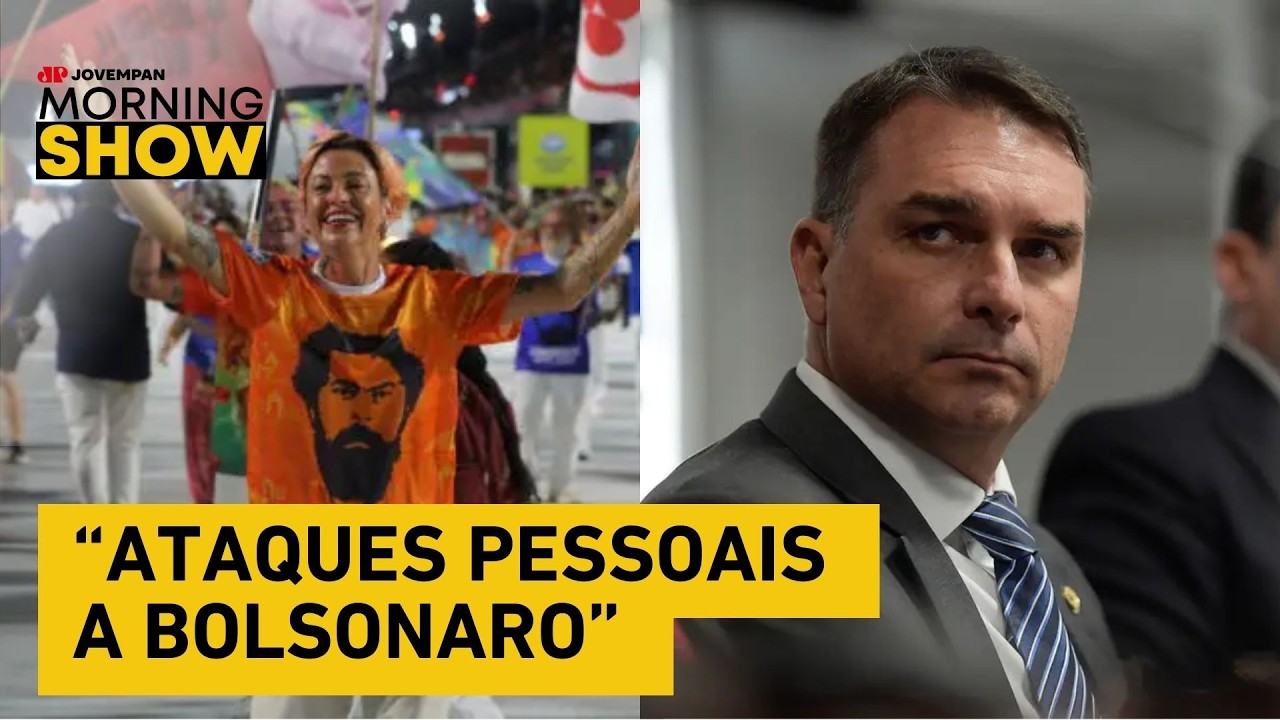 Carnaval 2026: Desfile para LULA vira alvo de FL&Aacute;VIO BOLSONARO