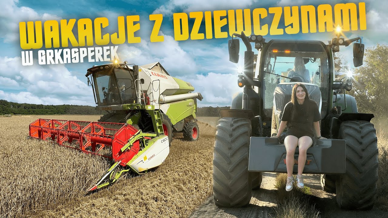 🇵🇱Żniwa Pszenicy i Talerzowanie w GrKasperek㋛︎2024㋛︎Fendt,Claas㋛︎Lubuskie