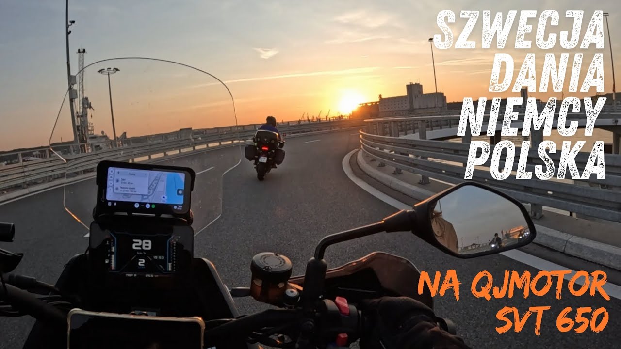 QJ Motor SVT650 - weekendowa, szybka wycieczka przez Szwecję, Danię, Niemcy i północną Polskę 
