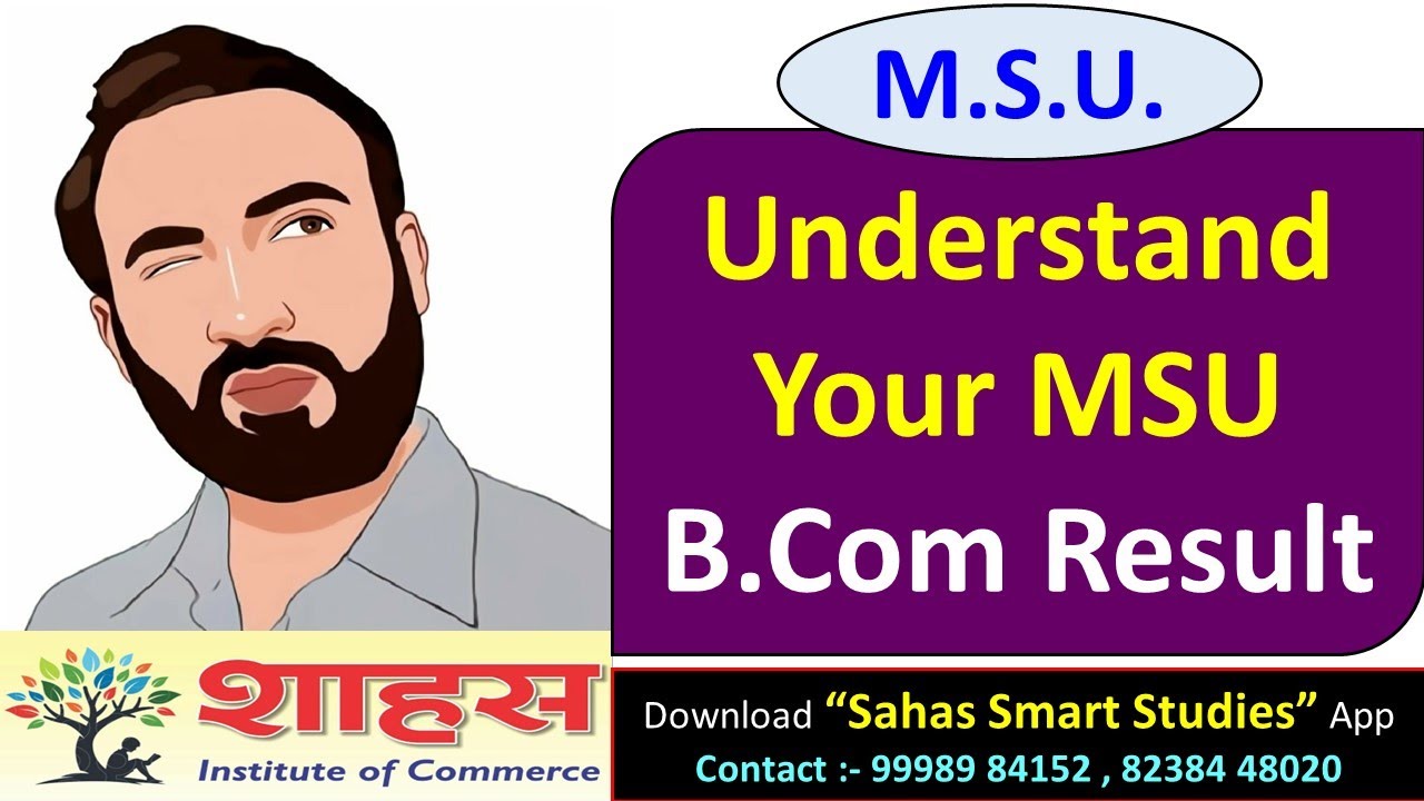 How to Understand MSU Result || Decode MSU Result #Know Your Result #msu #bcom #msub #msuresult