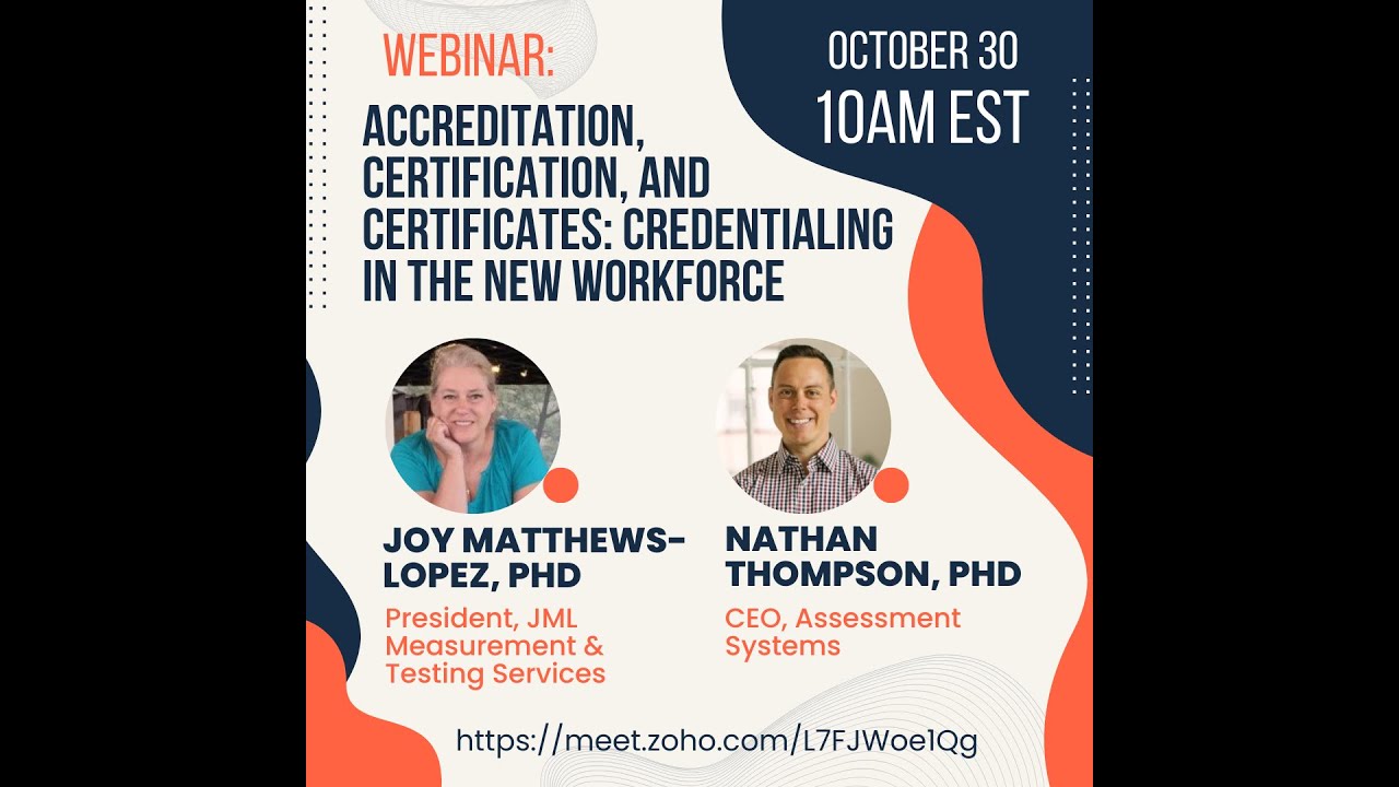 Accreditation, Certification, and Certificates:  Credentialing in the New Workforce