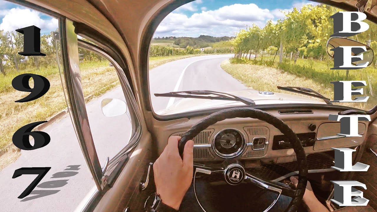 POV - 1967 Classic VW Beetle || Drive to Winding Vineyard Road