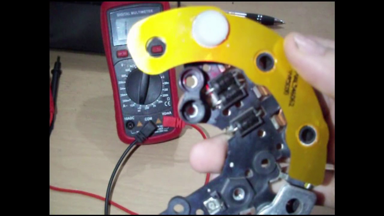 Como Probar Diodos De Alternador Bosch VW