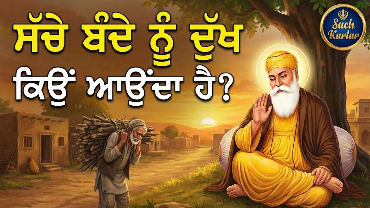ਸੱਚੇ ਬੰਦੇ ਨੂੰ ਦੁੱਖ ਕਿਉਂ ਆਉਂਦਾ ਹੈ? || Guru Arjan Dev Ji Sakhi || Sach Kartar