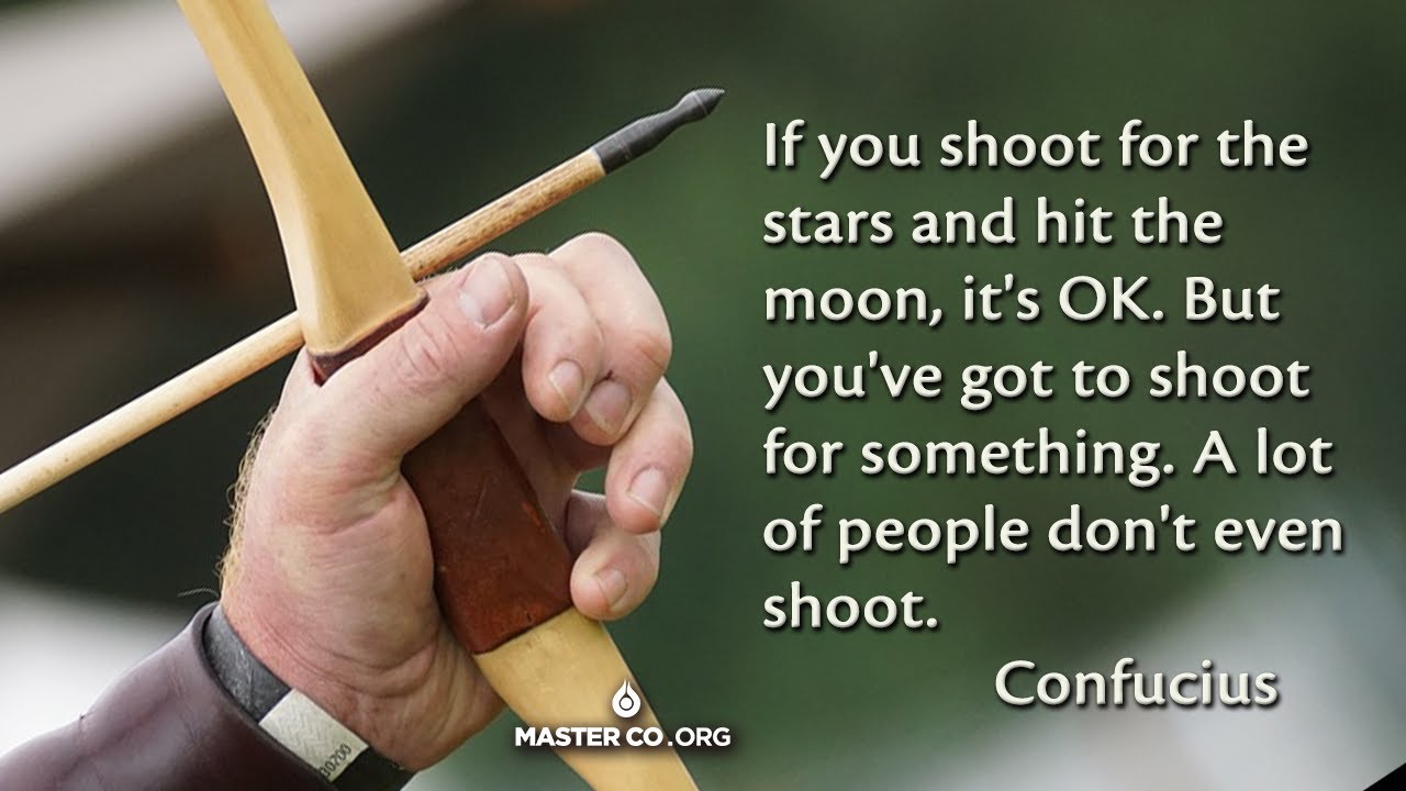 How High Should You Really Aim in Life?