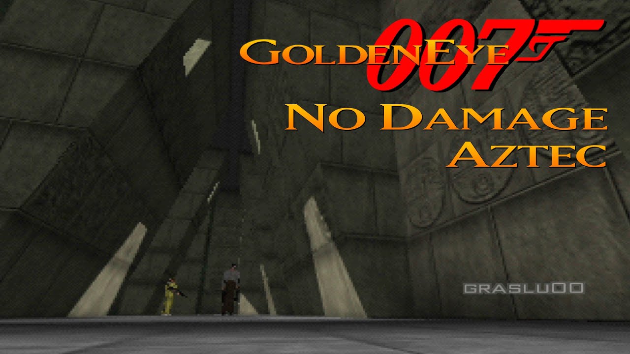 GoldenEye 007 N64 - Aztec - 00 Agent - No Damage (UltraHDMI)