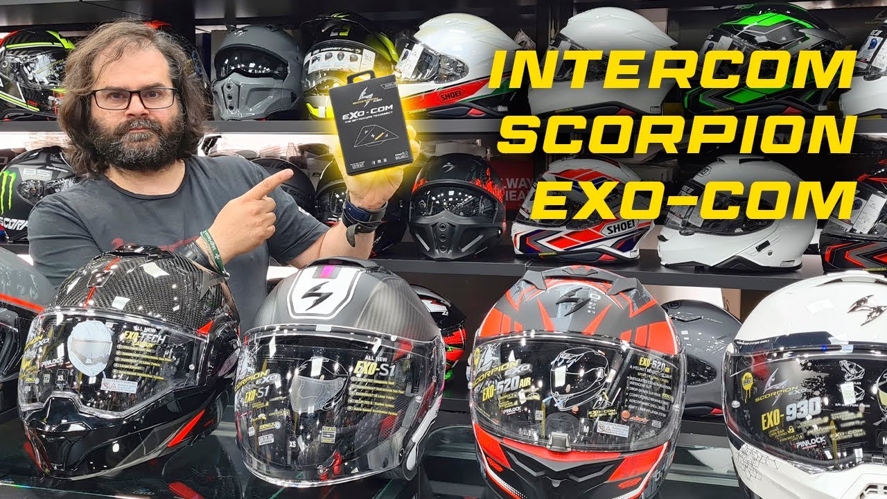🔊INTERCOMUNICADOR SCOPRION EXO-COM | MOTOS GARRIDO 🏍