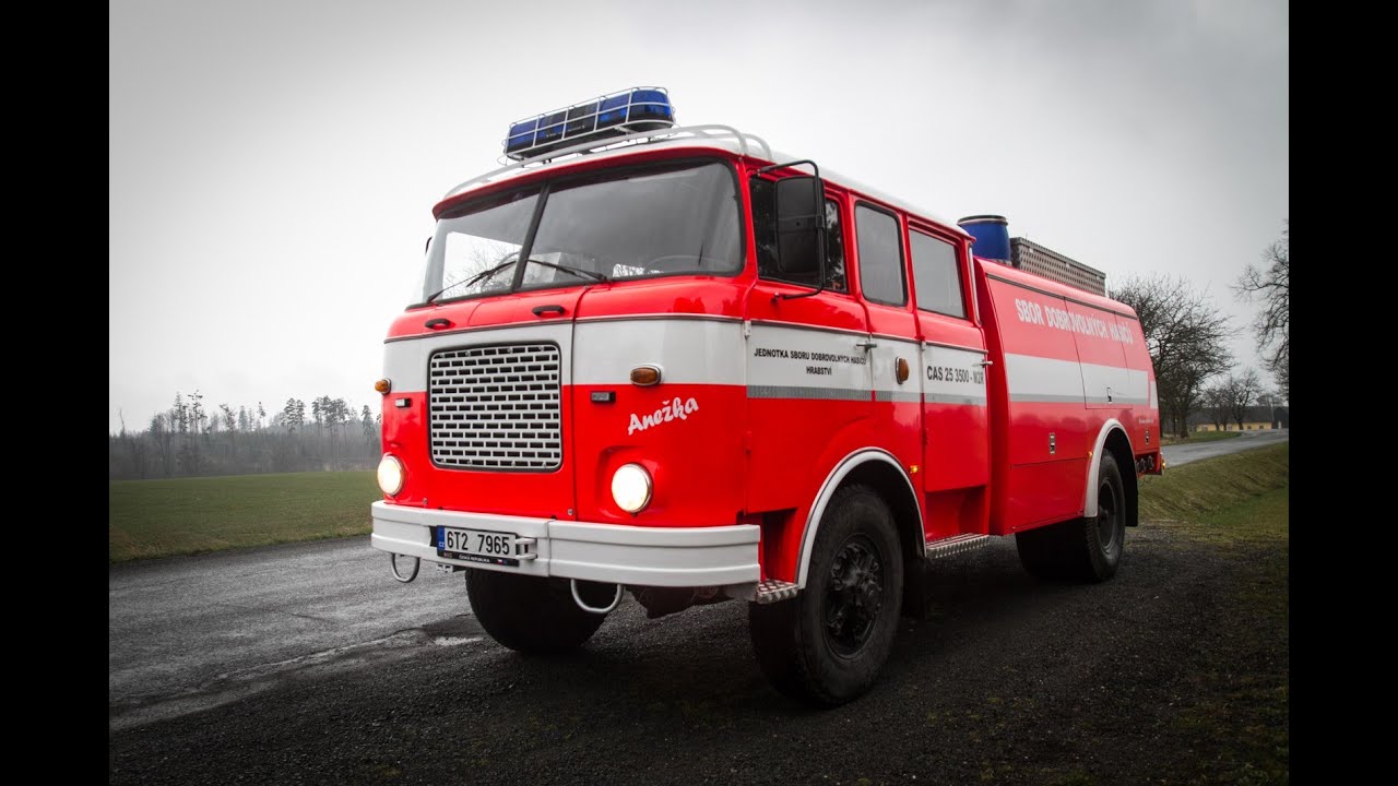 POŽÁRY.cz: Hasiči z Hrabství prodloužili život své cisterně Škoda 706 RTHP