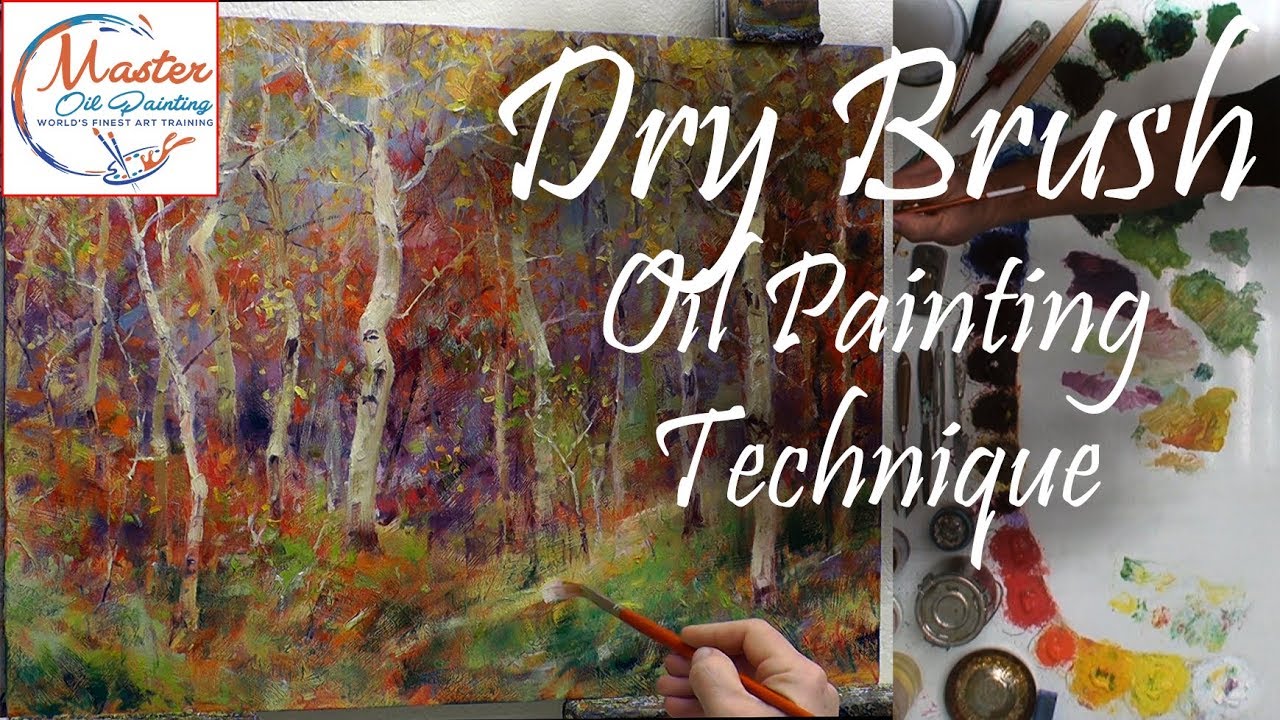Dry Brush Technique   Utrecht 207 Size 10