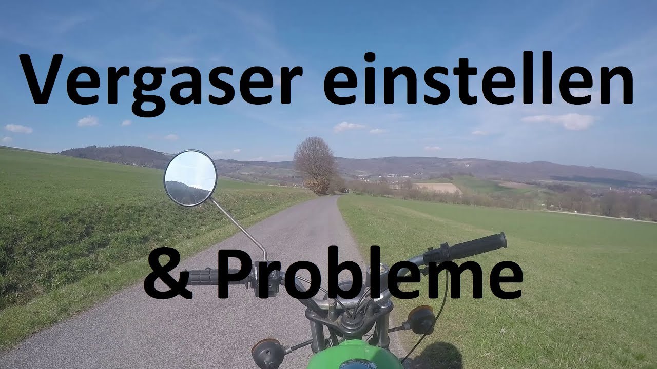 Simson Vergaser einstellen 🎬2