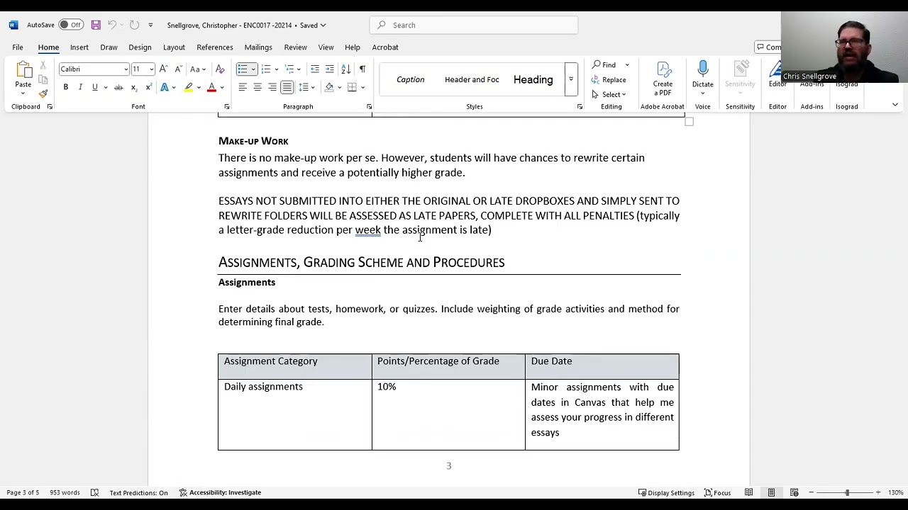 Integrated Reading and Writing intro to class 2026