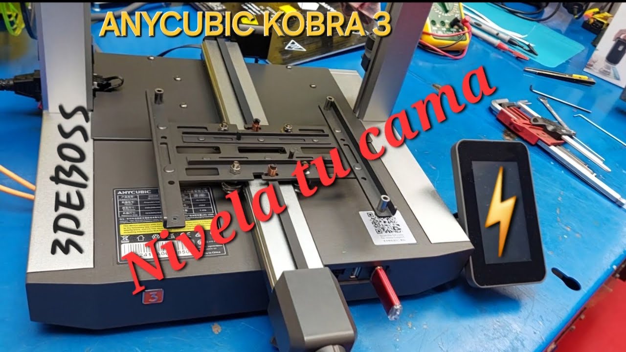 Nivelar cama Anycubic Kobra 3