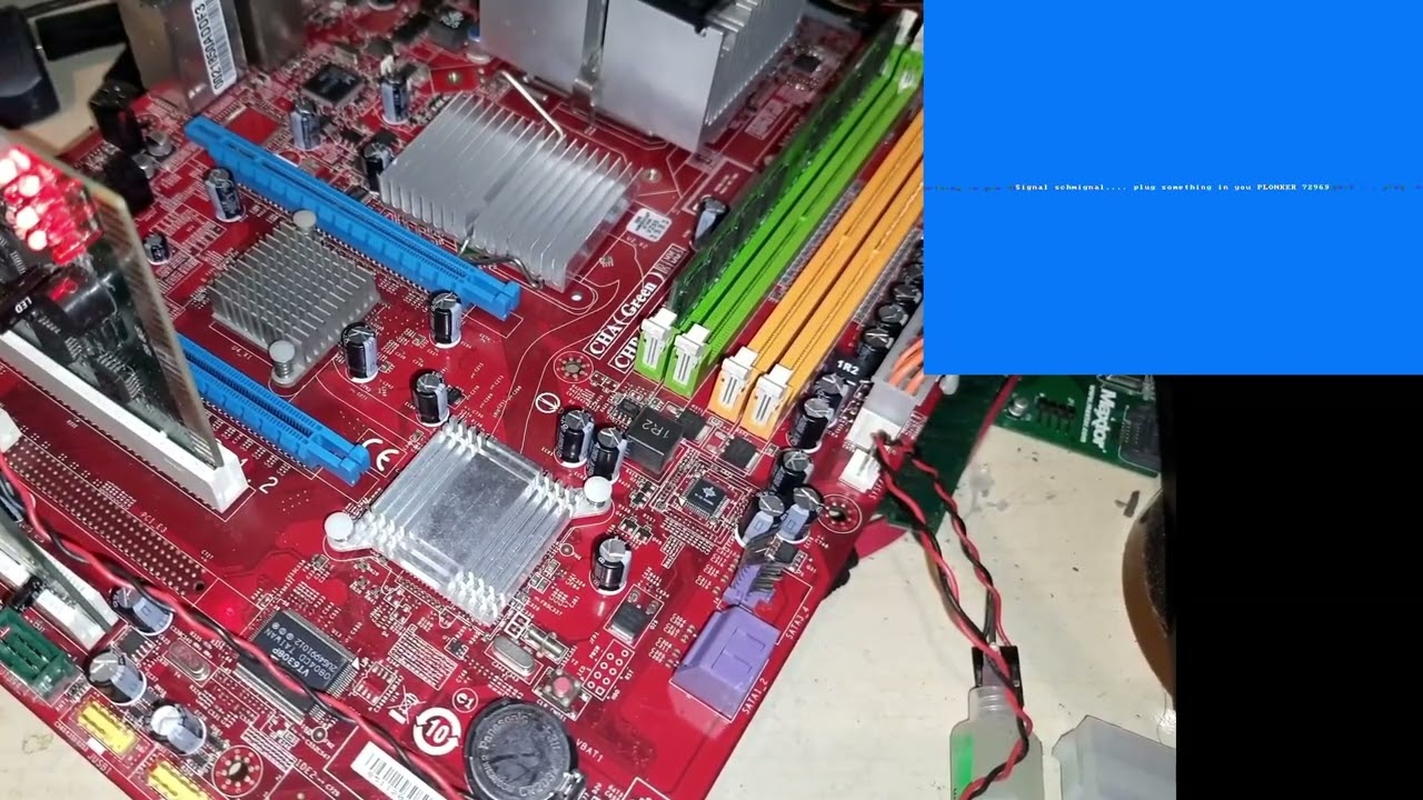 Vintage Tech - 2 big scrap boxes and dealing with CRIMINALS - Part 1 - Motherboard repair & testing