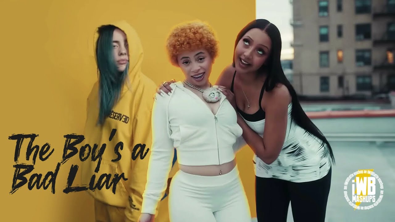 The Boy's A Bad Liar (PinkPantheress, Ice Spice x Billie Eilish) Mashup Remix Music Video