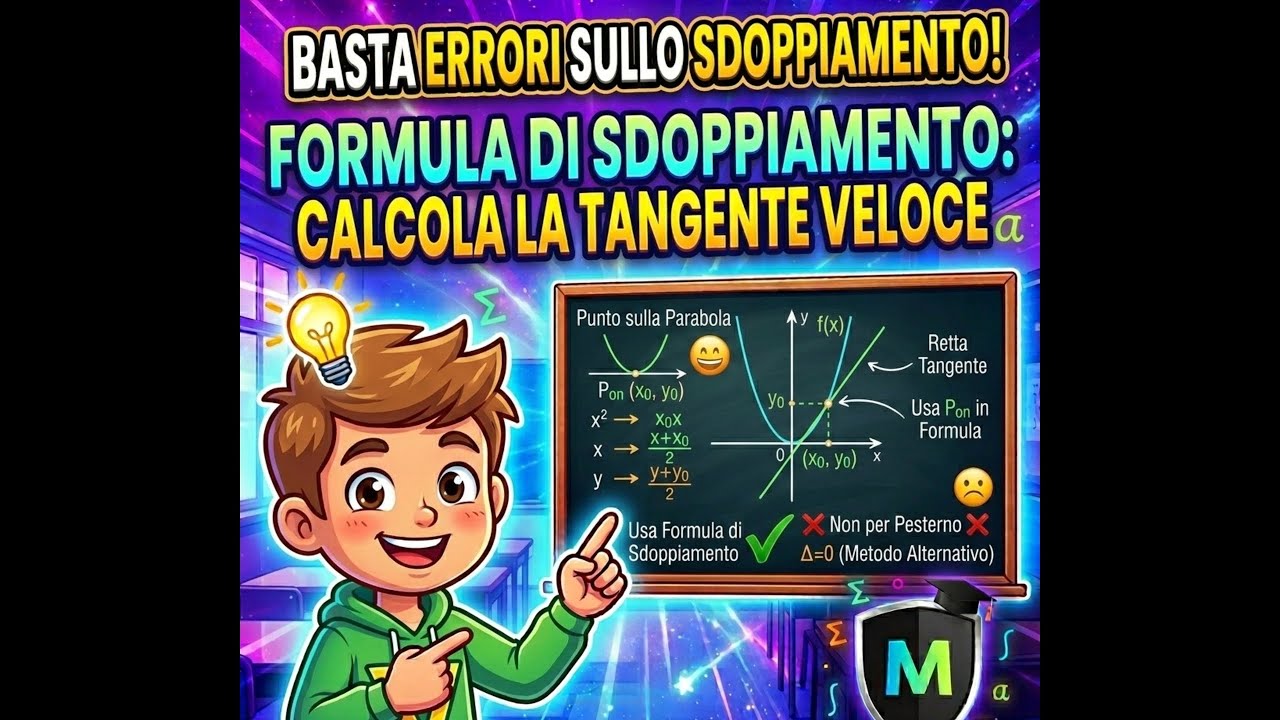 Come usare la formula di sdoppiamento + esercizio svolto - Voto 10!
