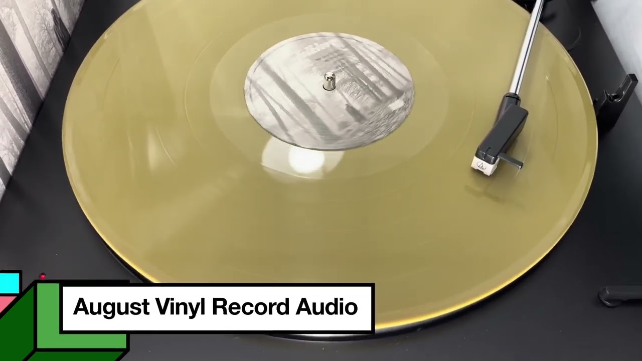 Vinyl Record Unboxing of Folklore - Taylor Swift and August - Vinyl Record Audio