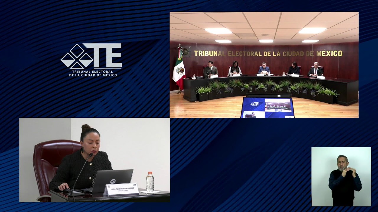 Sesión Pública del TECDMX 15-10-2025