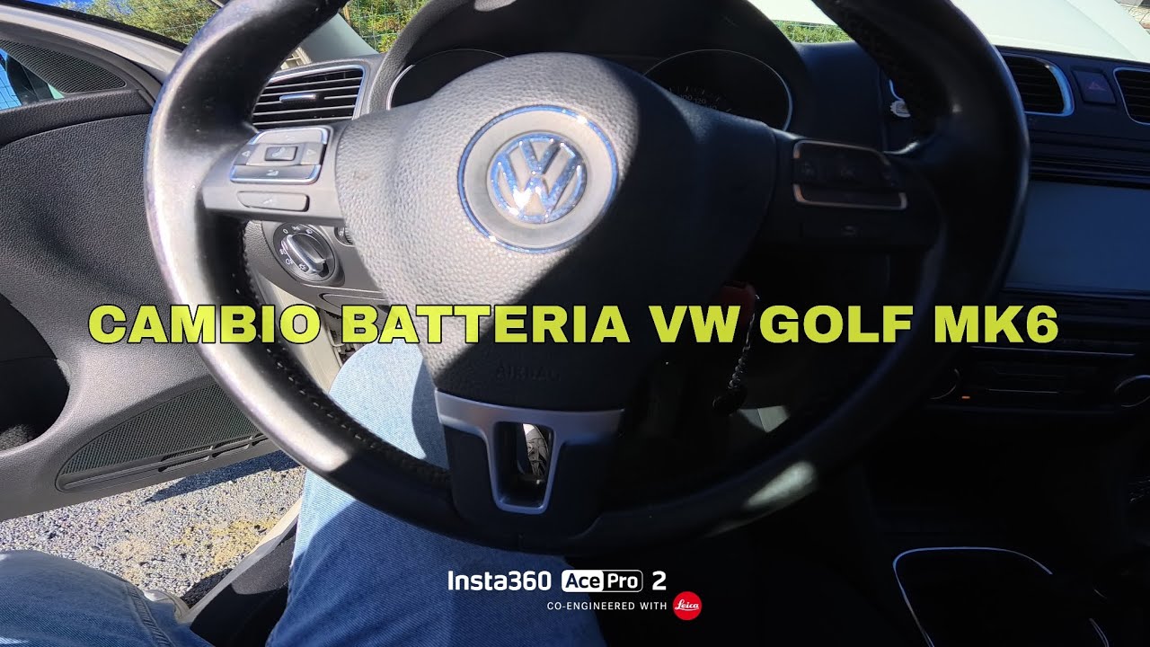 CAMBIO BATTERIA VW GOLF