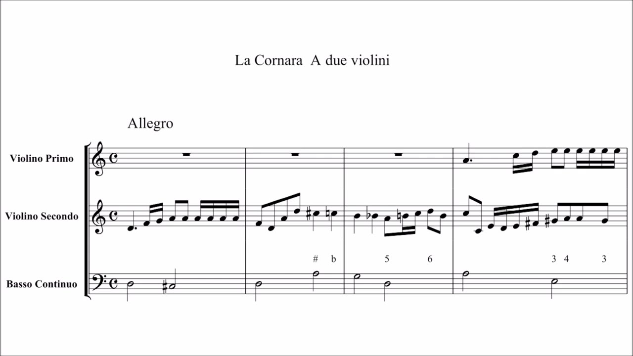Giovanni Legrenzi - Sonata in D Major 'La Cornara ', Op.2, No.1