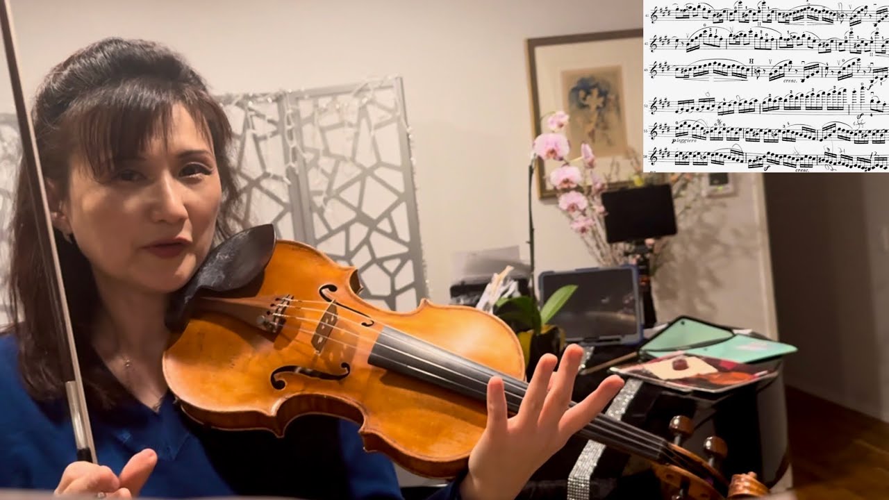 Mendelssohn Violin Concerto 3rd mvt tutorial. Measures 16-69. Step by step instructions 🎻