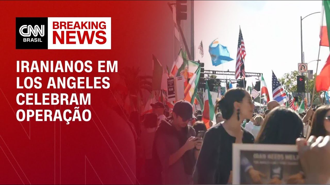 Conflito no Oriente Médio: Iranianos em Los Angeles celebram operação | AGORA CNN