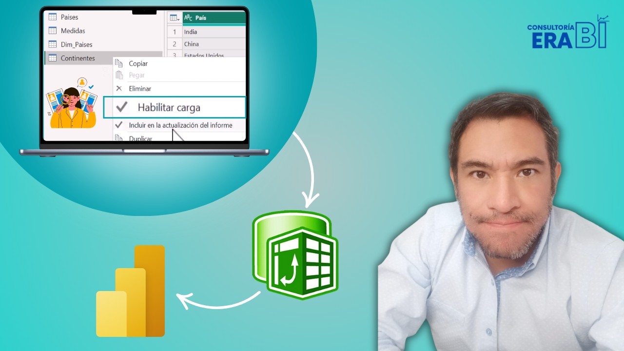 Mejora tu Modelo en Power BI: Deshabilita Carga, Mantén Datos Actualizados 🎥📊🌟