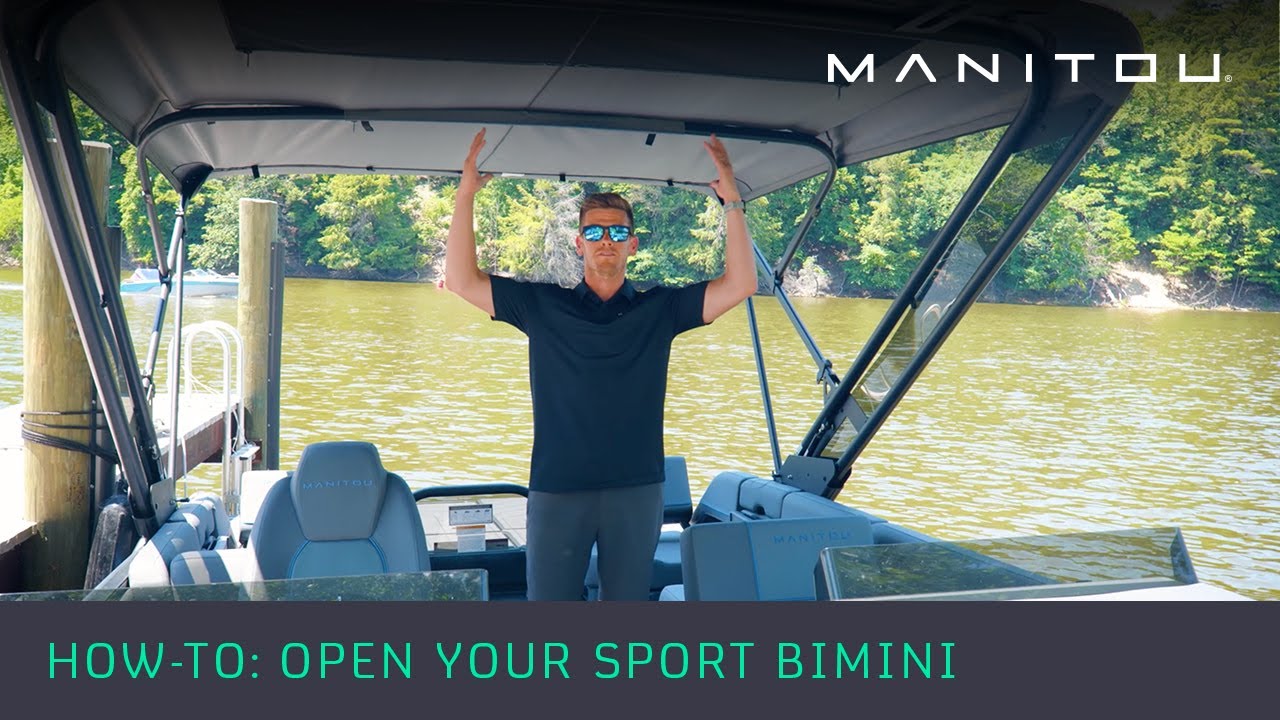 Effortless Guide: How to Open Your Manitou Pontoon Sport Bimini