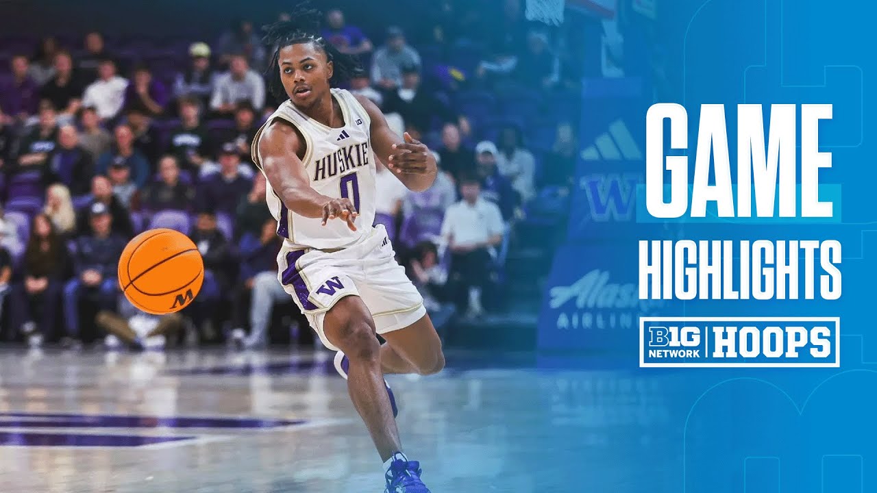 Denver at Washington | HIGHLIGHTS | Big Ten Men's Basketball | 11/06/2025