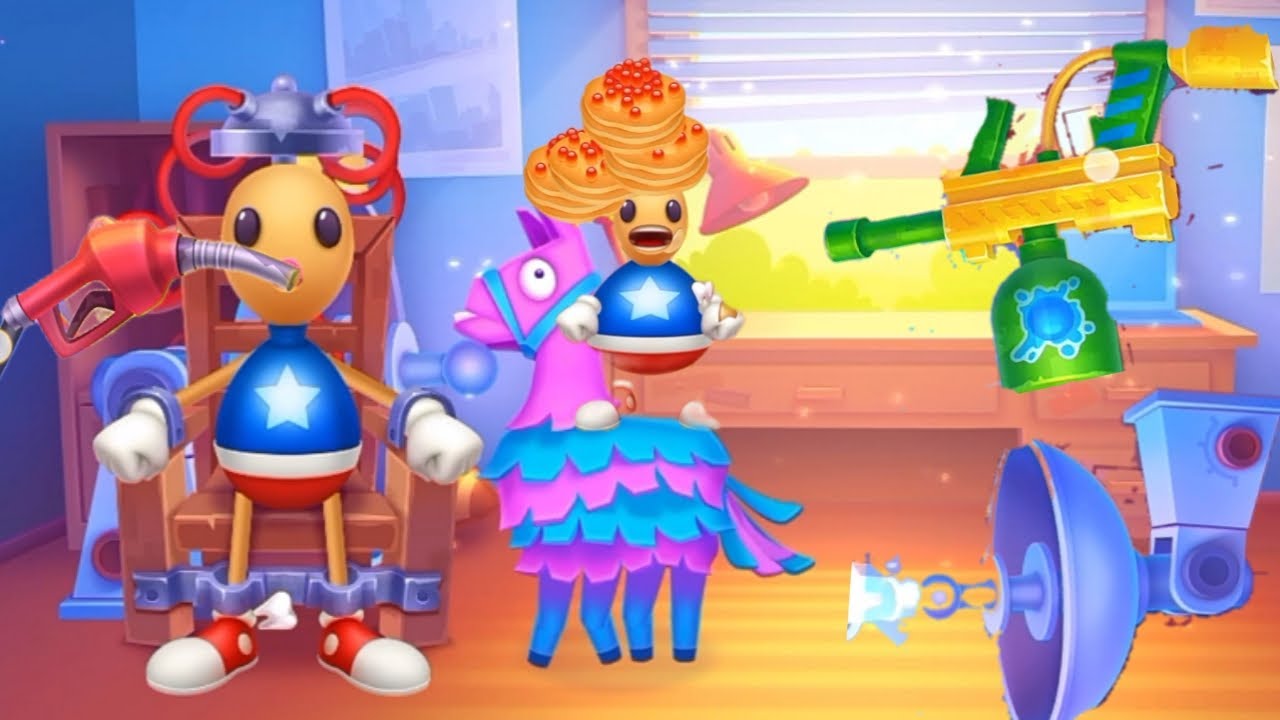 Kick the buddy forever new update | All winter party vs The buddy  | #gaminggirlaa